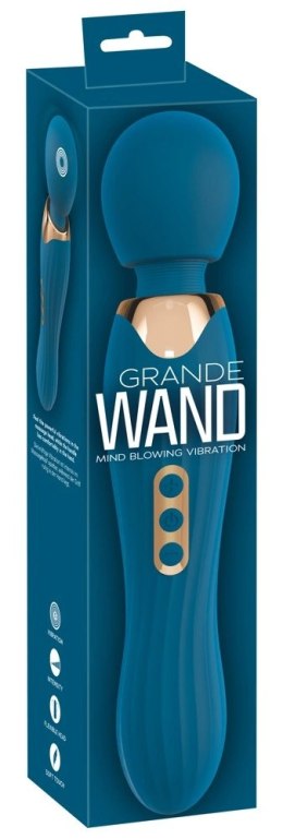 You2Toys Grande Wand – Duży Masażer Wibracyjny, 35 Trybów, Niebieski