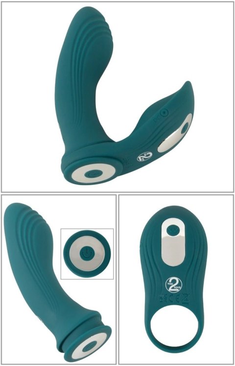Couples Choice Zestaw 3w1 z wibratorem G i pierścieniem, pilot RC Couples Choice Zestaw 3w1 z wibratorem G i pierścieniem, pilot RC