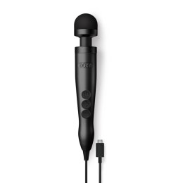Doxy 3 USB-C Wand czarny - innowacyjny masażer z ładowaniem USB