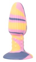 You2Toys Colorful Joy Plug silikonowy wielokolorowy 11,5 cm