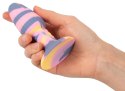 You2Toys Colorful Joy Plug silikonowy wielokolorowy 11,5 cm