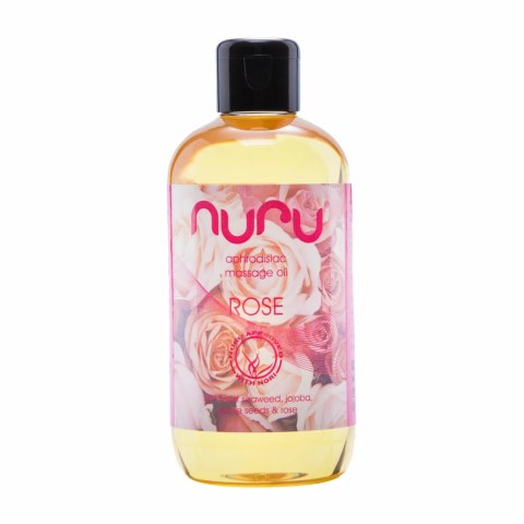 Nuru Olejek do Masażu Rożany 250 ml - Naturalny z Ekstraktem z Alg Nuru Olejek do Masażu Rożany 250 ml - Naturalny z Ekstraktem z Alg