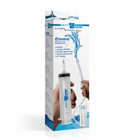XR Brands Enema Syringe 150 ml z 3 końcowkami i przewodem 60 cm XR Brands Enema Syringe 150 ml z 3 końcowkami i przewodem 60 cm