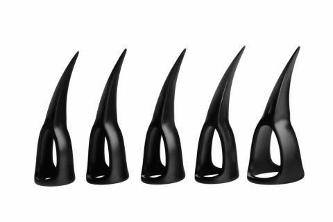 XR Brands Zestaw 10 Pierścieni Sensorycznych Claws Czarny - 5 Rozmiarow XR Brands Zestaw 10 Pierścieni Sensorycznych Claws Czarny - 5 Rozmiarow