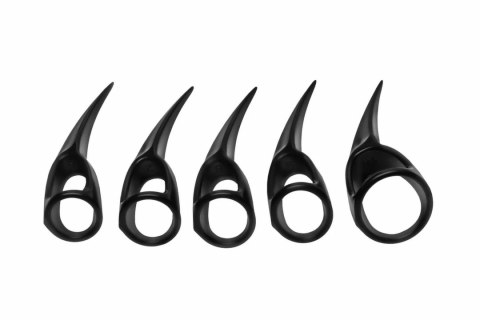 XR Brands Zestaw 10 Pierścieni Sensorycznych Claws Czarny - 5 Rozmiarow XR Brands Zestaw 10 Pierścieni Sensorycznych Claws Czarny - 5 Rozmiarow