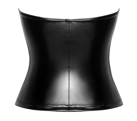 Noir Orgia Exclusive - Czarny gorsetowy top z odpinanymi ramiączkami S Noir Orgia Exclusive - Czarny gorsetowy top z odpinanymi ramiączkami S