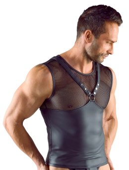 Svenjoyment Bezrękawnik Matowy Czarny z Siateczką 3XL