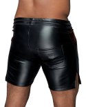 Noir Missbehaved Szorty Męskie Czarne 2XL z Regulacją w Pasie