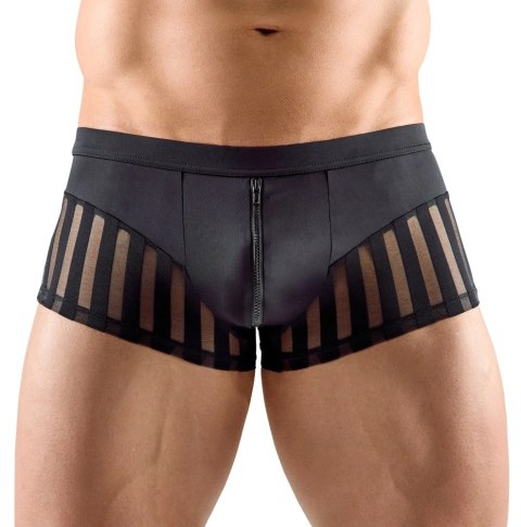 Svenjoyment Bokserki Czarne 2XL z Przezroczystymi Wstawkami i Zamkiem Svenjoyment Bokserki Czarne 2XL z Przezroczystymi Wstawkami i Zamkiem