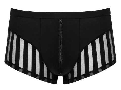 Svenjoyment Bokserki Czarne 2XL z Przezroczystymi Wstawkami i Zamkiem Svenjoyment Bokserki Czarne 2XL z Przezroczystymi Wstawkami i Zamkiem
