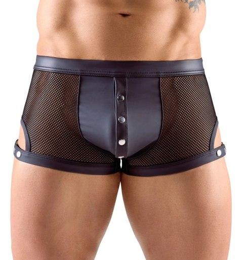 Svenjoyment Bokserki Siateczkowe Z Regulacją i Wycięciem 2XL Czarny Svenjoyment Bokserki Siateczkowe Z Regulacją i Wycięciem 2XL Czarny