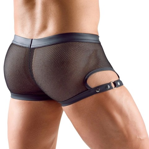 Svenjoyment Bokserki Siateczkowe Z Regulacją i Wycięciem 2XL Czarny Svenjoyment Bokserki Siateczkowe Z Regulacją i Wycięciem 2XL Czarny