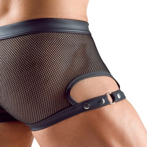 Svenjoyment Bokserki Siateczkowe Z Regulacją i Wycięciem 2XL Czarny Svenjoyment Bokserki Siateczkowe Z Regulacją i Wycięciem 2XL Czarny