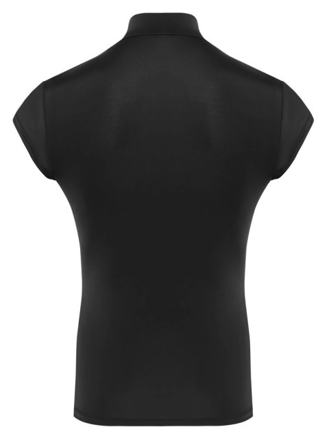 Svenjoyment Koszulka Męska Czarna 2XL z Kołnierzykiem i Zamkiem Svenjoyment Koszulka Męska Czarna 2XL z Kołnierzykiem i Zamkiem