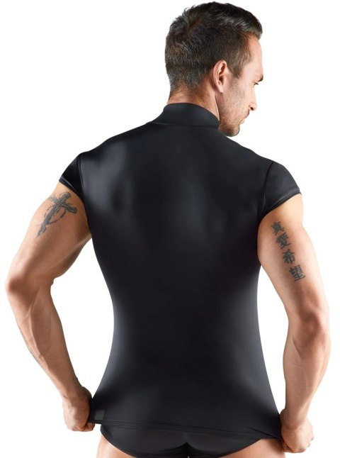 Svenjoyment Koszulka Męska Czarna 3XL z Kołnierzykiem i Zamkiem Svenjoyment Koszulka Męska Czarna 3XL z Kołnierzykiem i Zamkiem