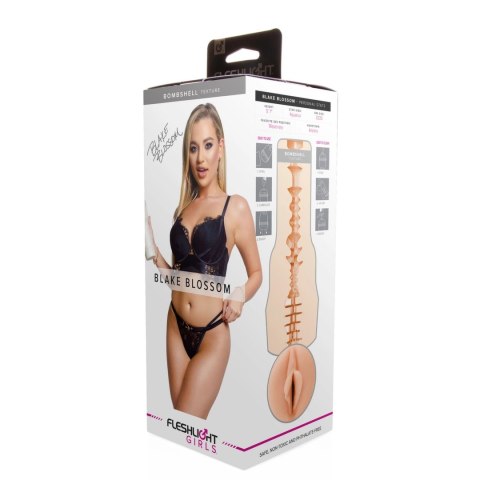 Fleshlight Blake Blossom maszyna intymna beżowa, Real-Feel SuperSkin Fleshlight Blake Blossom maszyna intymna beżowa, Real-Feel SuperSkin