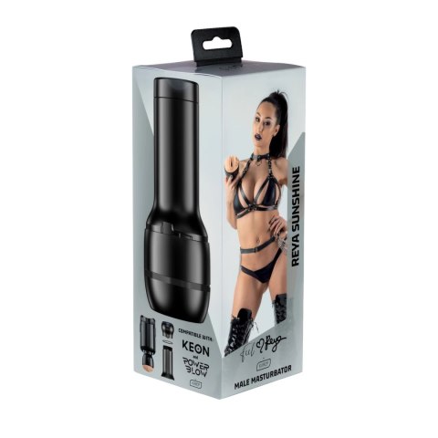 Kiiroo FeelReya Sunshine Black - anatomiczna maszyna intymna TPE Kiiroo FeelReya Sunshine Black - anatomiczna maszyna intymna TPE