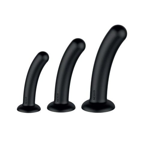 Nexus Dilating Set S/M/L - Zestaw silikonowych modeli z przyssawkami Nexus Dilating Set S/M/L - Zestaw silikonowych modeli z przyssawkami