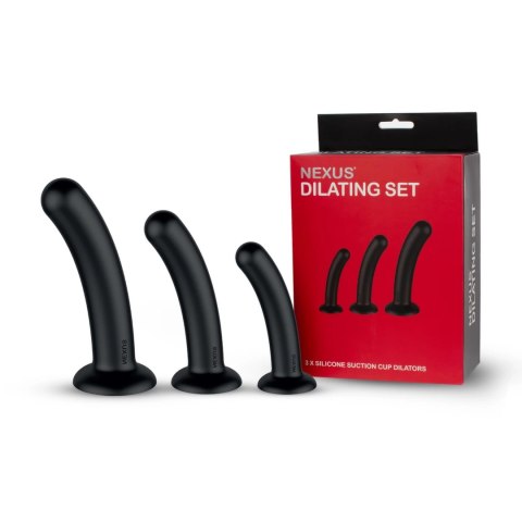 Nexus Dilating Set S/M/L - Zestaw silikonowych modeli z przyssawkami Nexus Dilating Set S/M/L - Zestaw silikonowych modeli z przyssawkami
