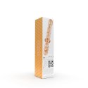 Nobu Glass Gems Honey Dual - szklana dwustronna rożdżka, bezpieczna powierzchnia