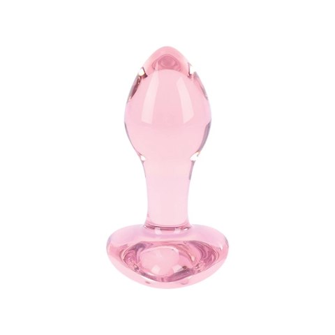 Nobu Glass Gems Rose Plug szklany dekoracyjny rożowy Nobu Glass Gems Rose Plug szklany dekoracyjny rożowy
