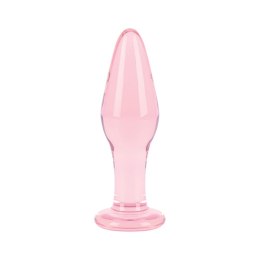 Nobu Glass Gems Rose Slim Plug szklany model wąski