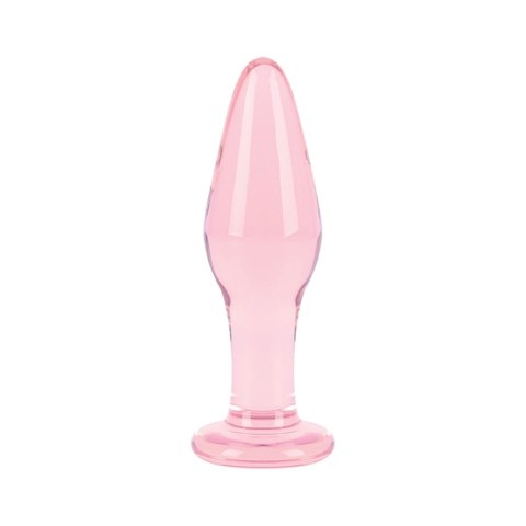Nobu Glass Gems Rose Slim Plug szklany model wąski Nobu Glass Gems Rose Slim Plug szklany model wąski
