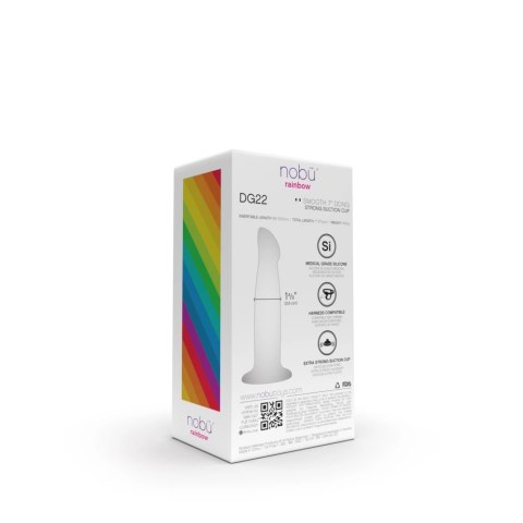 Nobu Rainbow DG22 silikonowy model z przyssawką 18 cm wielokolorowy Nobu Rainbow DG22 silikonowy model z przyssawką 18 cm wielokolorowy