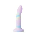 Nobu Rainbow DG23 - silikonowy model z przyssawką, kolorowy, średni