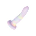 Nobu Rainbow DG23 - silikonowy model z przyssawką, kolorowy, średni