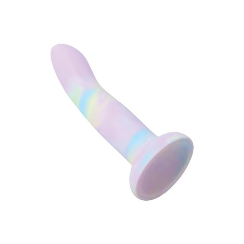 Nobu Rainbow DG23 - silikonowy model z przyssawką, kolorowy, średni Nobu Rainbow DG23 - silikonowy model z przyssawką, kolorowy, średni