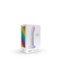 Nobu Rainbow DG23 - silikonowy model z przyssawką, kolorowy, średni
