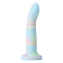 Nobu Rainbow DG25 model z przyssawką, duży, silikonowy, wielokolorowy