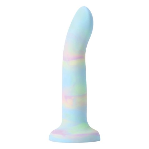 Nobu Rainbow DG25 model z przyssawką, duży, silikonowy, wielokolorowy Nobu Rainbow DG25 model z przyssawką, duży, silikonowy, wielokolorowy