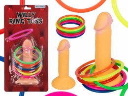 Ring Toss Gra Imprezowa z Figurką i Pierścieniami 29x15x8cm