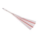 Sportsheets S&M Peaches n CreaMe Stripe Flogger kremowo-pomarańczowy 32"