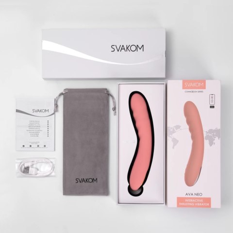 SVAKOM Ava Neo - Wibrator sterowany aplikacją, fioletowy, 17,7 cm SVAKOM Ava Neo - Wibrator sterowany aplikacją, fioletowy, 17,7 cm