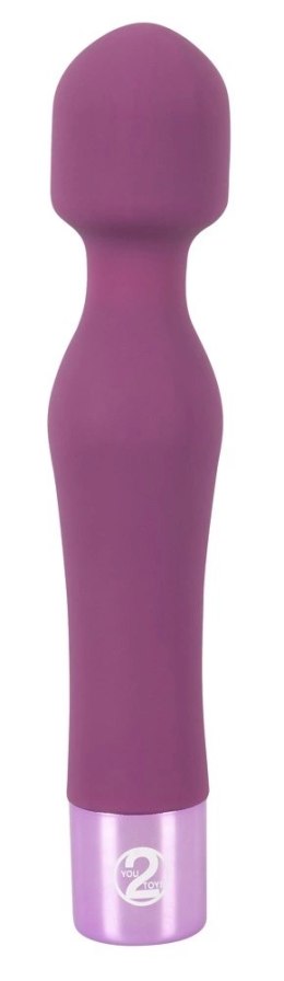 Elegant Series Vibe masażer relaksacyjny wodoodporny fioletowy 18,4 cm