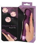 Elegant Series Vibe masażer relaksacyjny wodoodporny fioletowy 18,4 cm