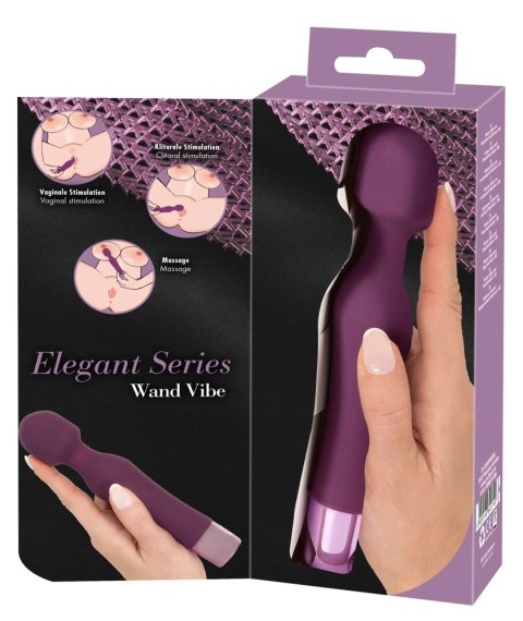 Elegant Series Vibe masażer relaksacyjny wodoodporny fioletowy 18,4 cm Elegant Series Vibe masażer relaksacyjny wodoodporny fioletowy 18,4 cm