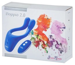 Beauments Doppio 2.0 Niebieski - Wielofunkcyjny model z pilotem, 14 cm
