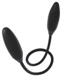 Couples Choice Elastyczny Wibrator z Podwojnym Wibrobulletem Czarny 65cm