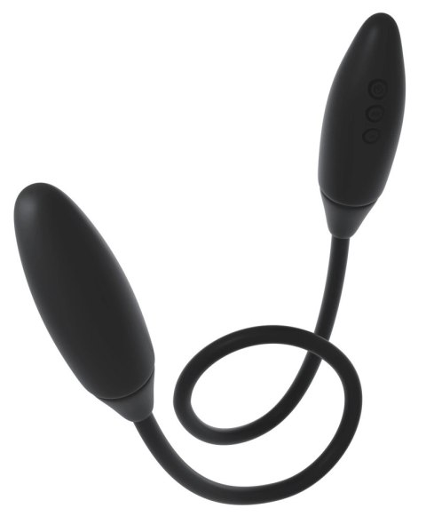 Couples Choice Elastyczny Wibrator z Podwojnym Wibrobulletem Czarny 65cm Couples Choice Elastyczny Wibrator z Podwojnym Wibrobulletem Czarny 65cm