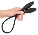 Couples Choice Elastyczny Wibrator z Podwojnym Wibrobulletem Czarny 65cm