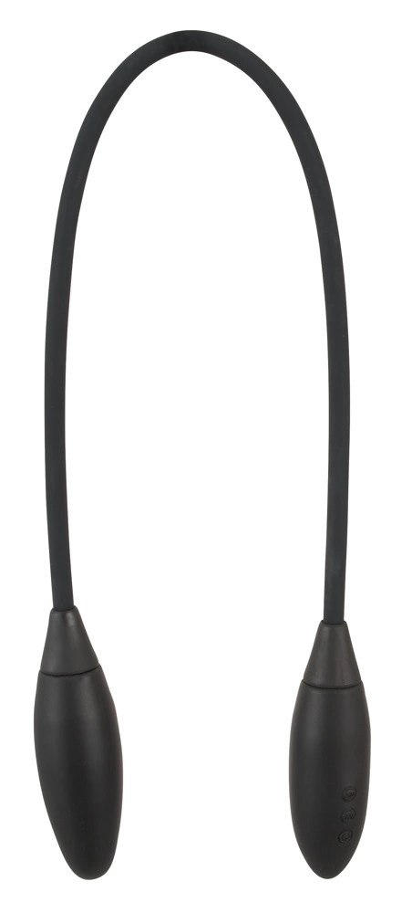 Couples Choice Elastyczny Wibrator z Podwojnym Wibrobulletem Czarny 65cm Couples Choice Elastyczny Wibrator z Podwojnym Wibrobulletem Czarny 65cm