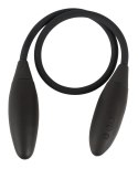 Couples Choice Elastyczny Wibrator z Podwojnym Wibrobulletem Czarny 65cm