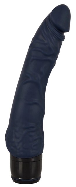 Vibra Lotus Czarny 20cm - Wibrator Anatomiczny z 7 Trybami