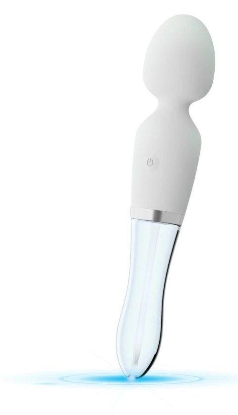 Liaison Glass Vibrator 1 - Dwustronny masażer LED szkło i silikon 21,5 cm Liaison Glass Vibrator 1 - Dwustronny masażer LED szkło i silikon 21,5 cm