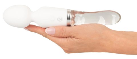 Liaison Glass Vibrator 1 - Dwustronny masażer LED szkło i silikon 21,5 cm Liaison Glass Vibrator 1 - Dwustronny masażer LED szkło i silikon 21,5 cm