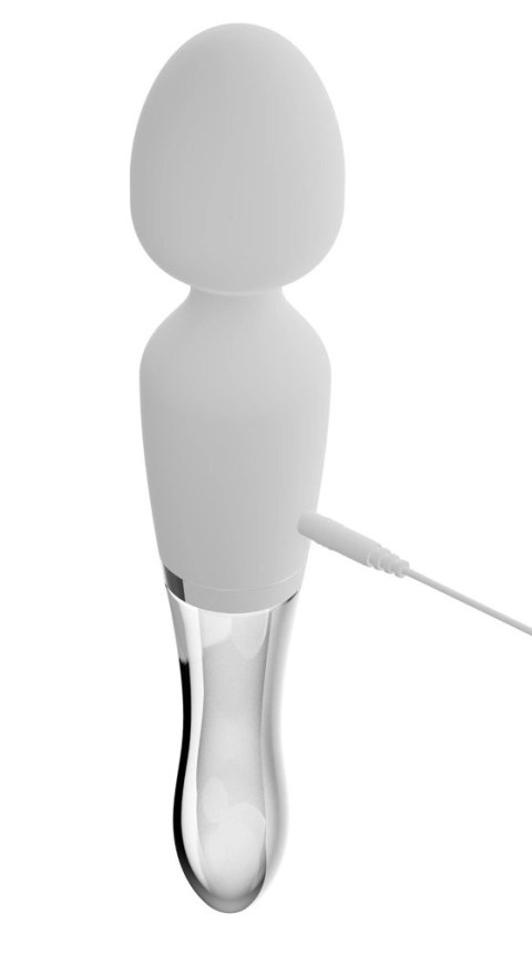 Liaison Glass Vibrator 1 - Dwustronny masażer LED szkło i silikon 21,5 cm Liaison Glass Vibrator 1 - Dwustronny masażer LED szkło i silikon 21,5 cm